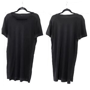 We Fashion T-Shirt Dress‎ Tunic Black